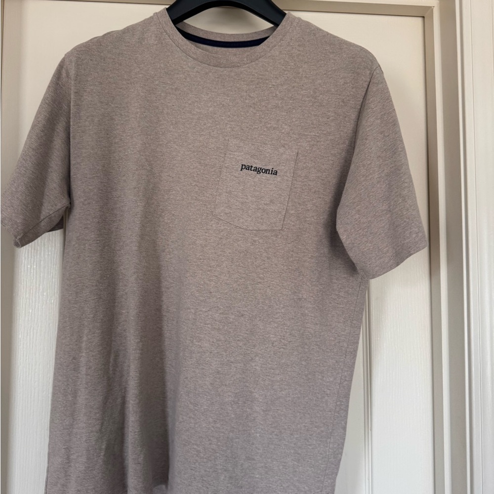 Patagonia Men's Tan Short Sleeve Tee
